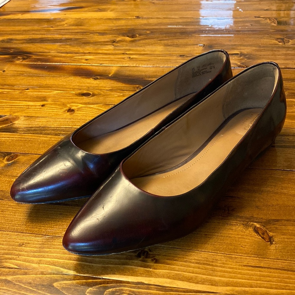 CLARKS Almond toe Ombré flats